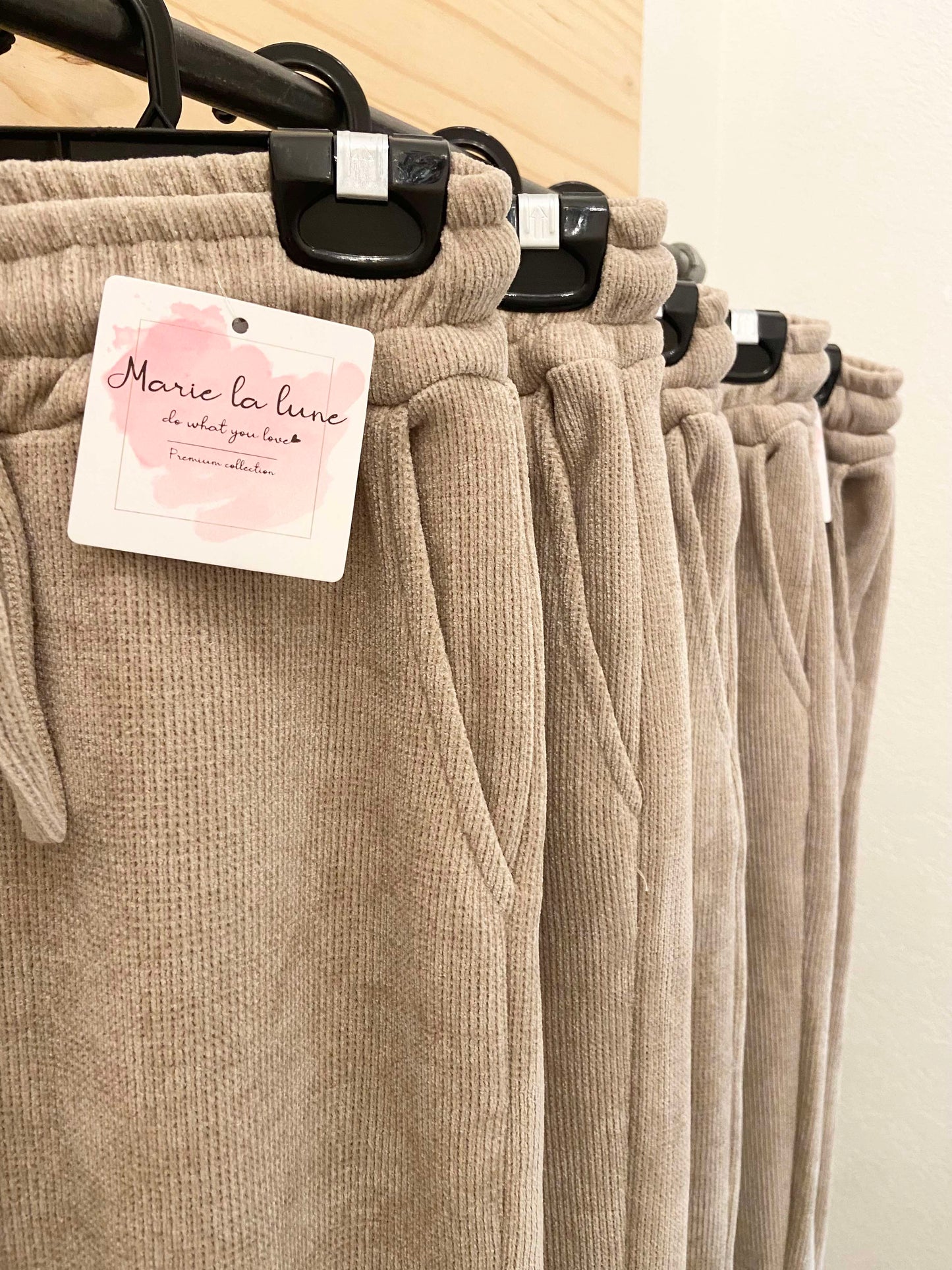 Morgan Cozy Joggers ~ Sand