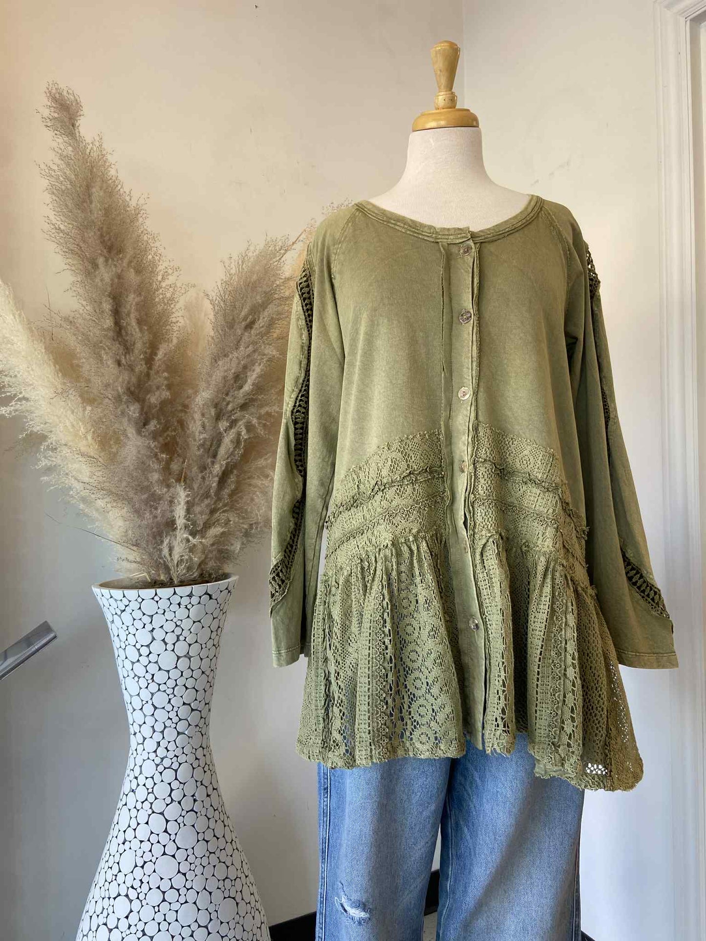 Jamie Cover Up ~ Vintage Green