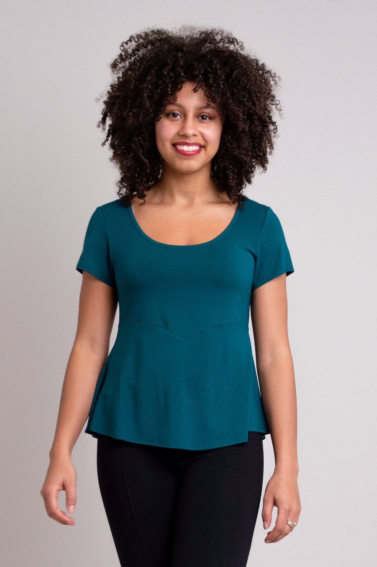 Kim Cap Tee ~ Teal