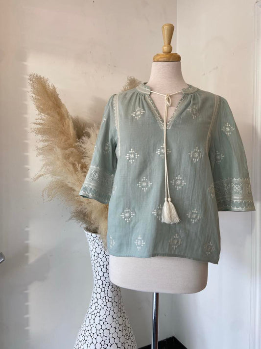 Luna Embroidered Top