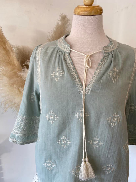 Luna Embroidered Top