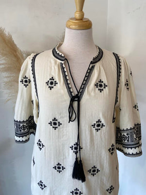 Arlie Embroidered Dress