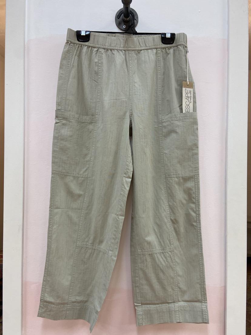 Siara Tapered Crop Pant ~ Light Khaki
