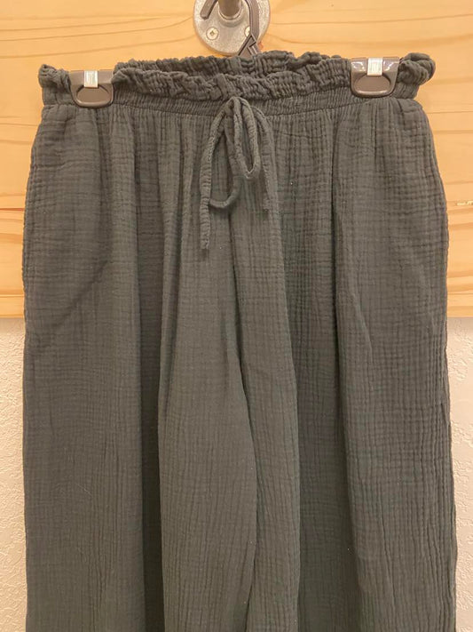 Beth Crinkle Pants ~ Black