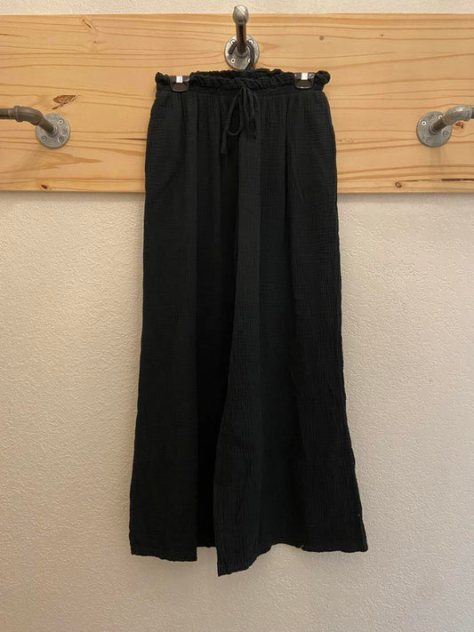 Beth Crinkle Pants ~ Black
