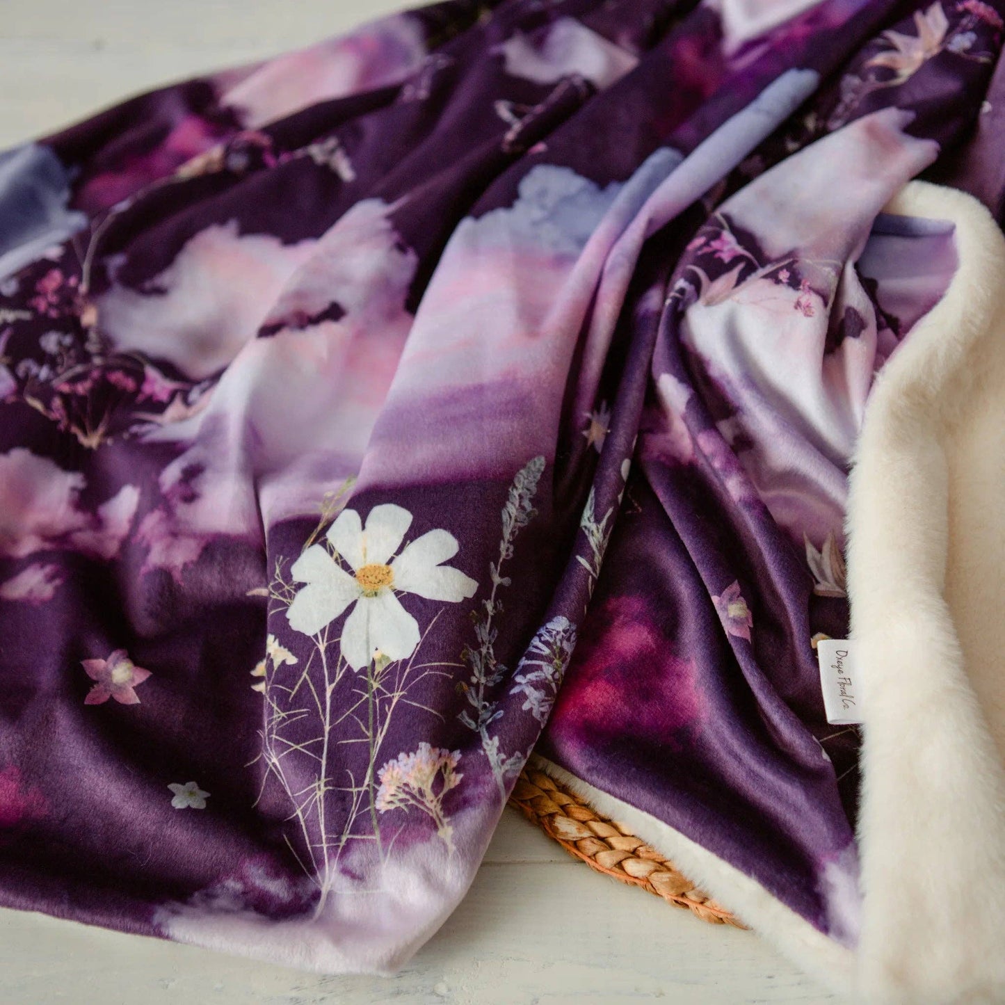 Lavender Haze Throw Blanket