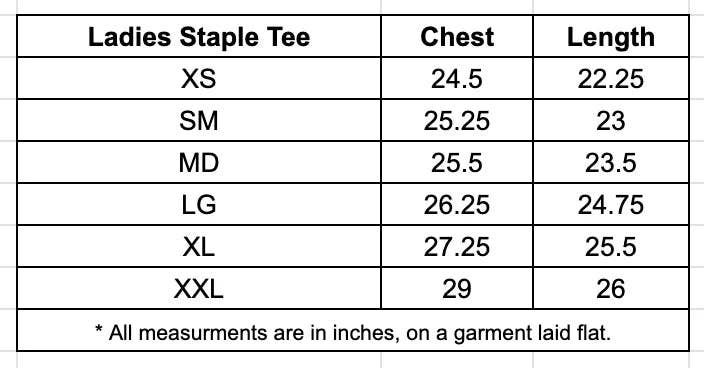 Ladies Staple Tee: Dusty Fig