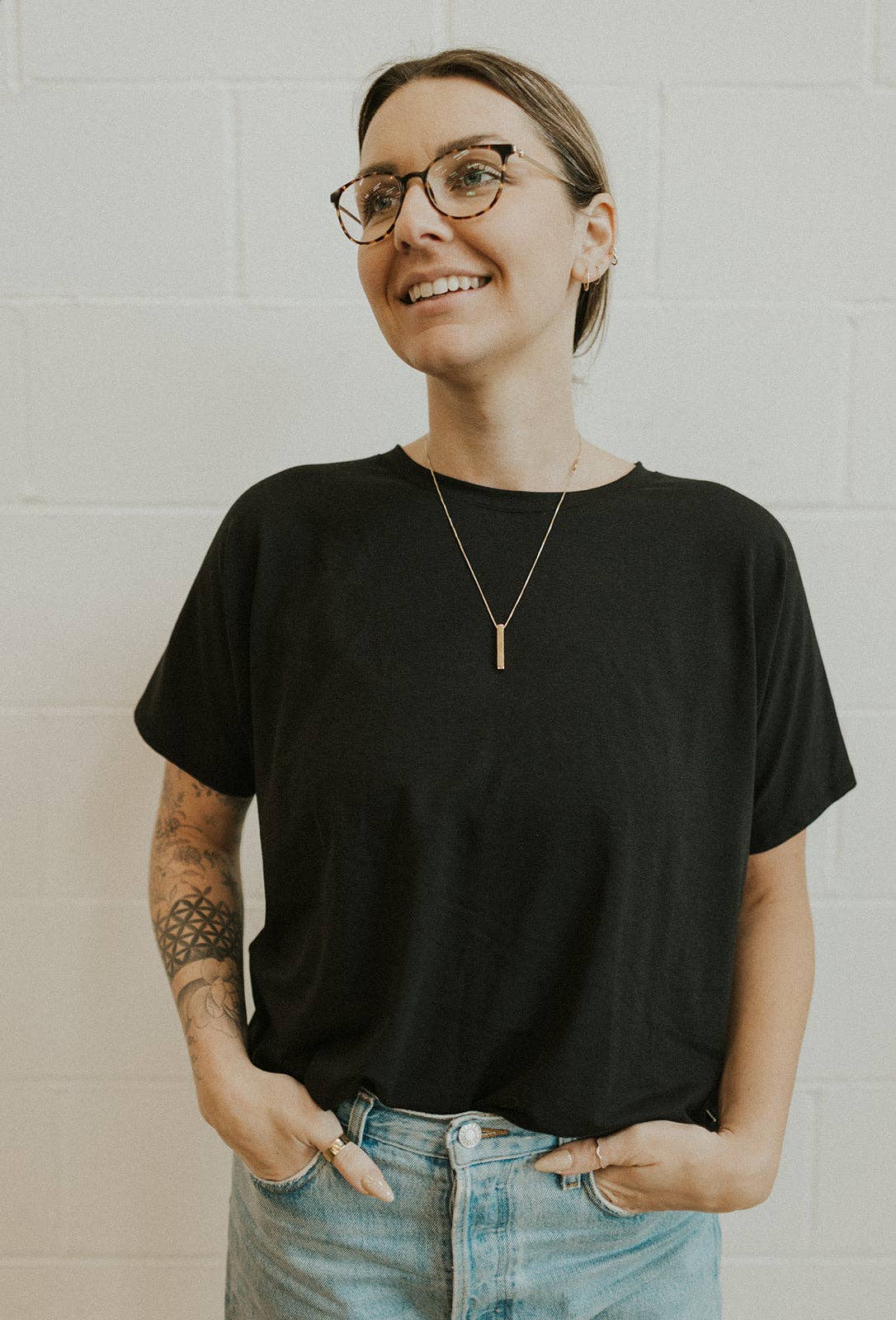 Ladies Staple Tee: Black