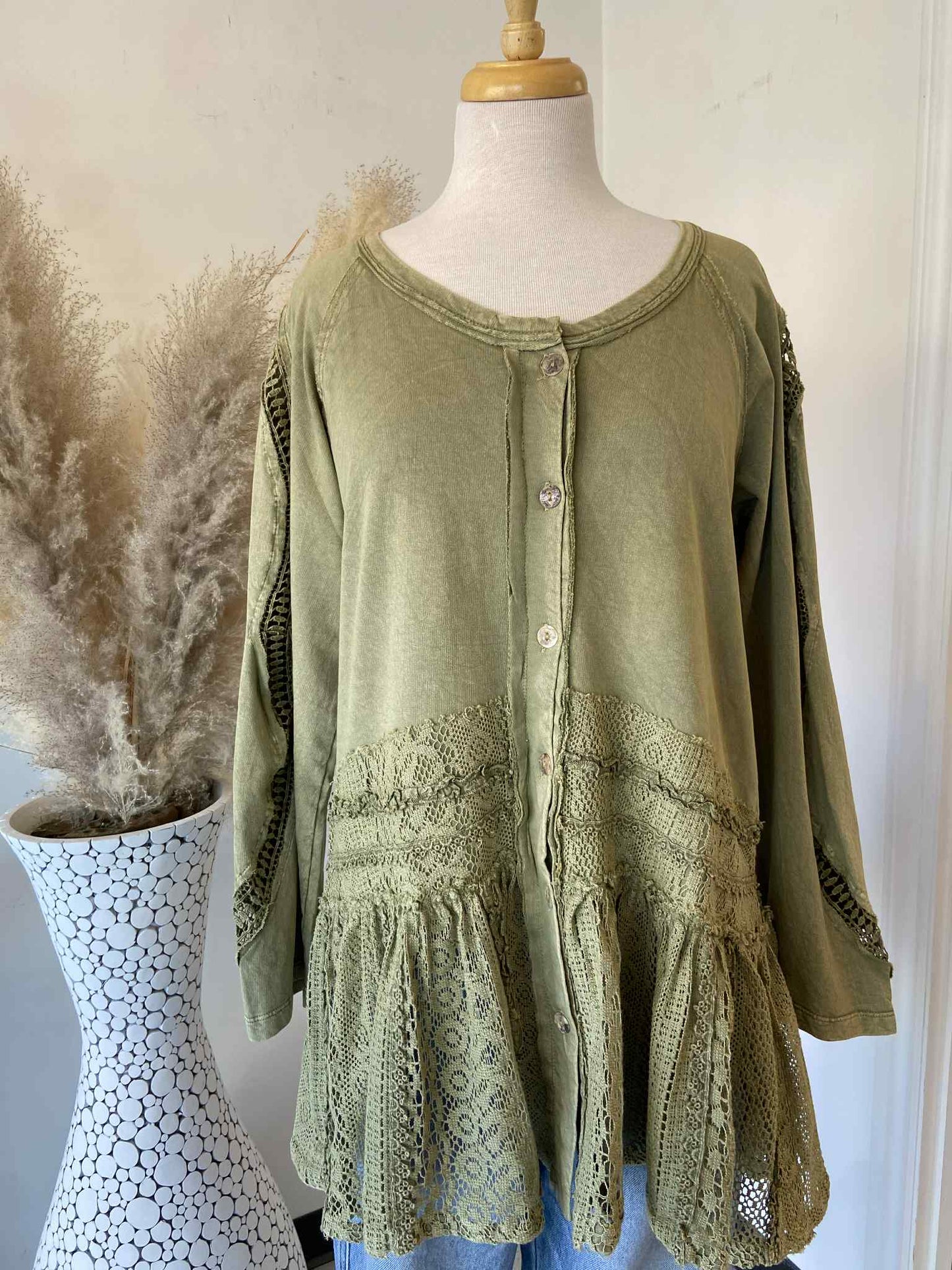 Jamie Cover Up ~ Vintage Green