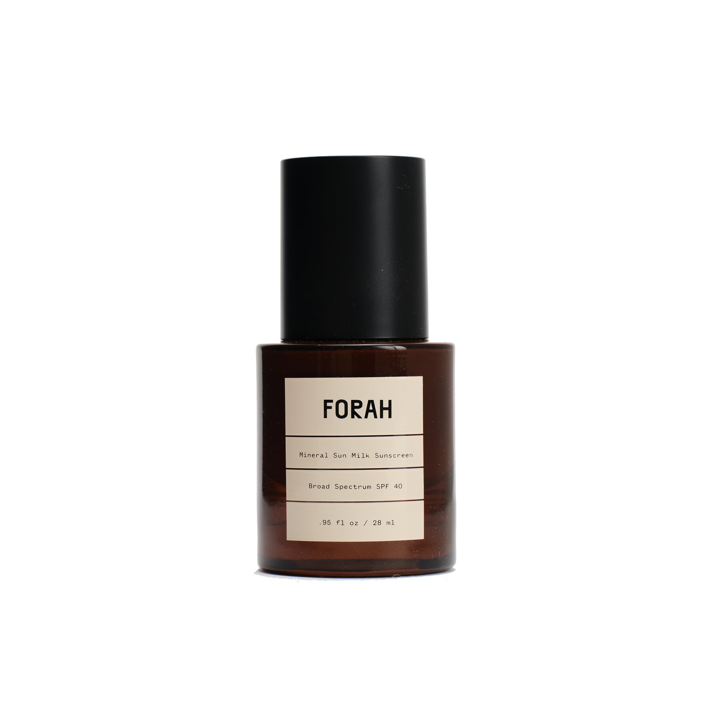 Mineral Sun Milk SPF 40: .95oz / 28ml