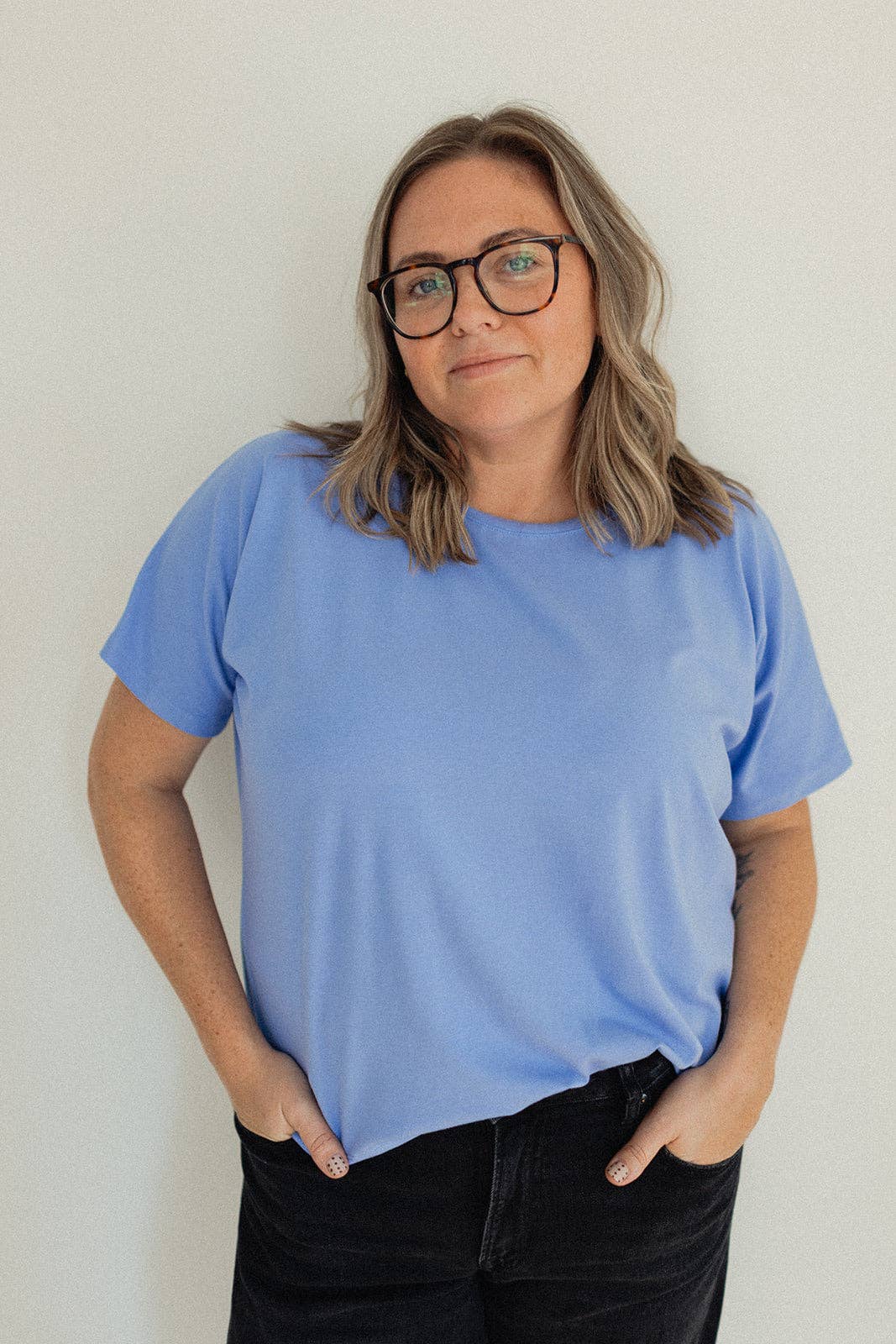 Ladies Staple Tee: Dusty Fig