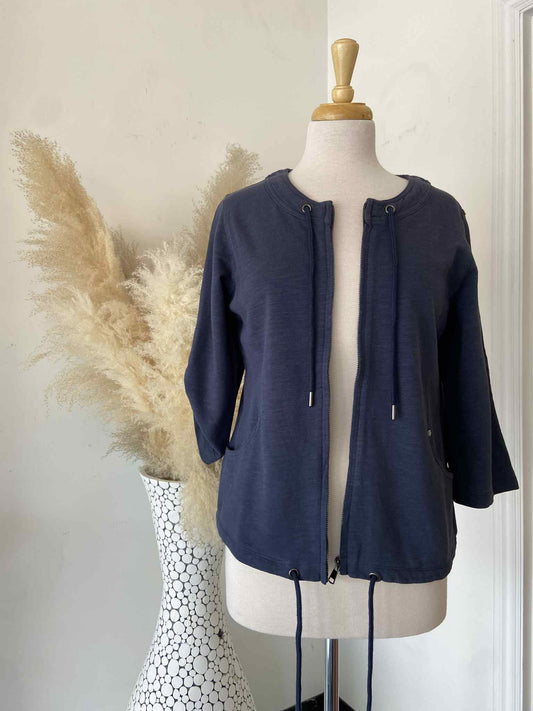 Bobbi Zip Up Jacket ~ Navy