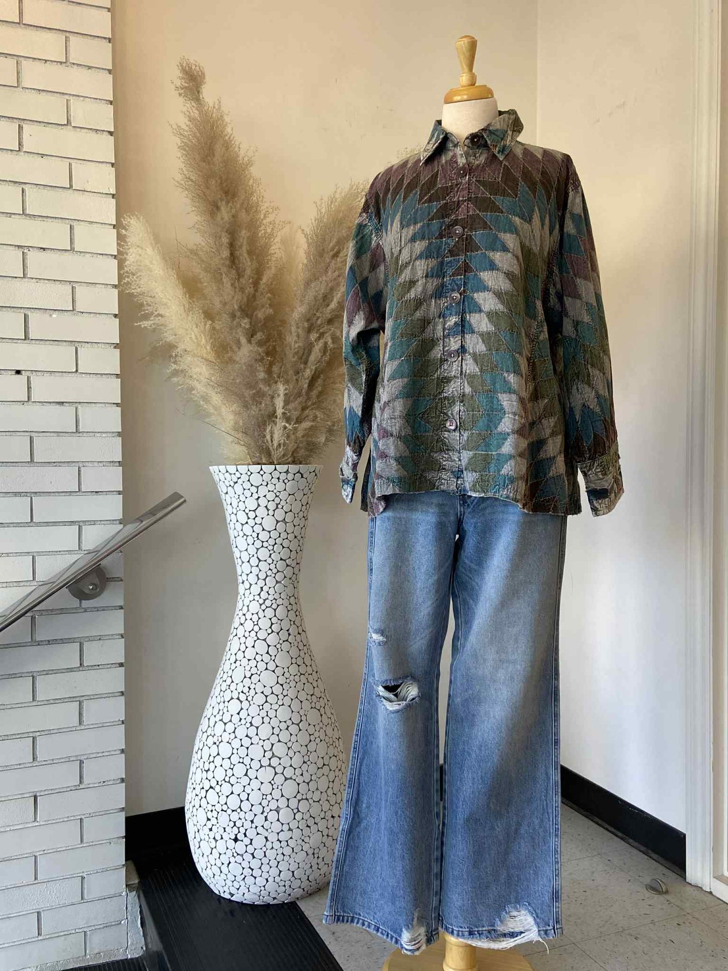 Nan Reversible Cover Up ~ Patchwork Mix