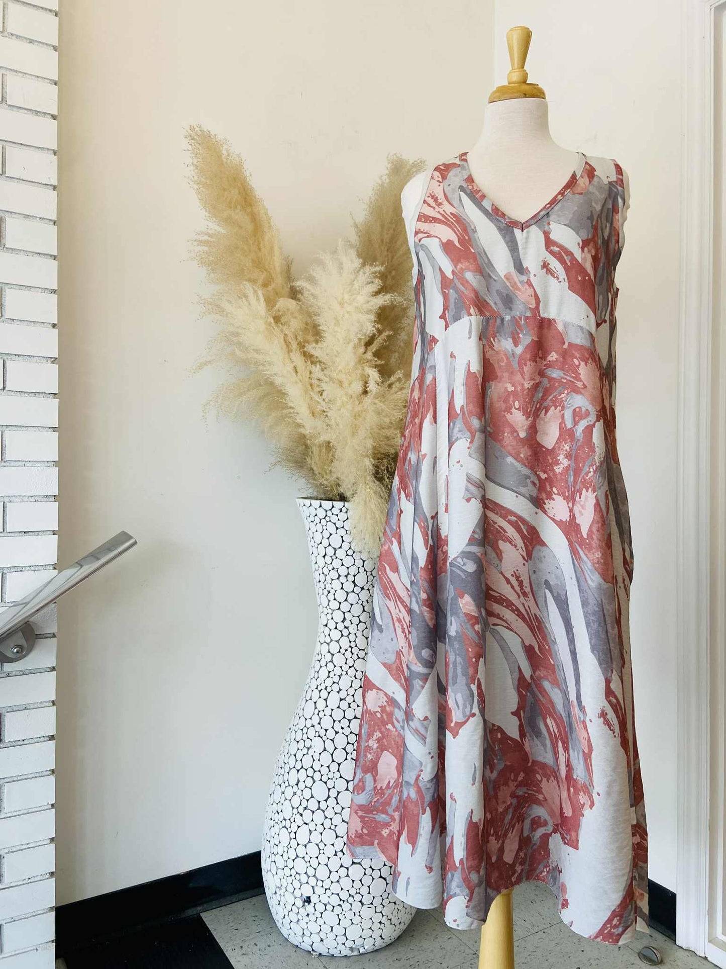 Meridel Dress ~ Rosette Waves