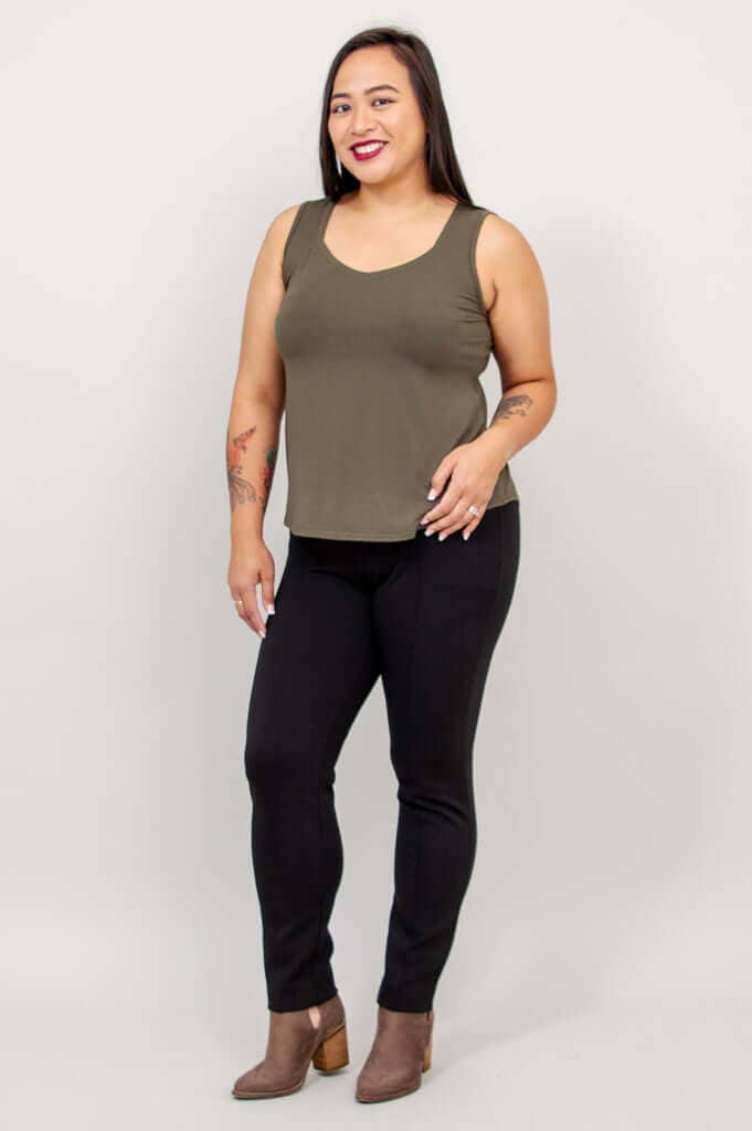 Ritzy Tank ~ Khaki