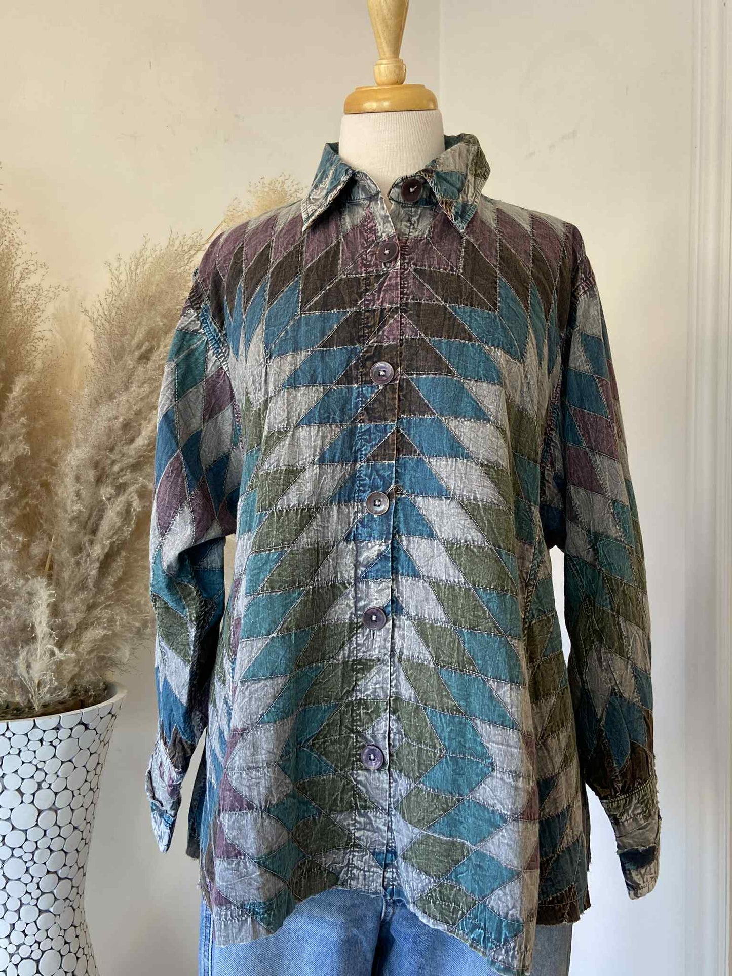 Nan Reversible Cover Up ~ Patchwork Mix