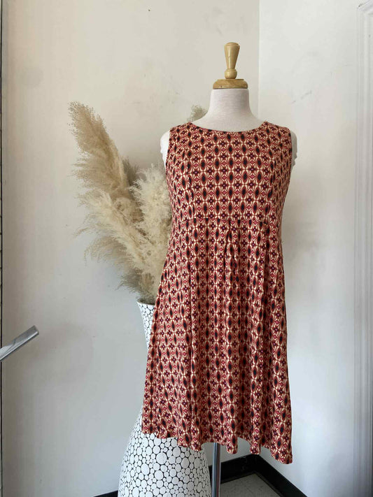 Nala Tshirt Dress ~ Red Mix