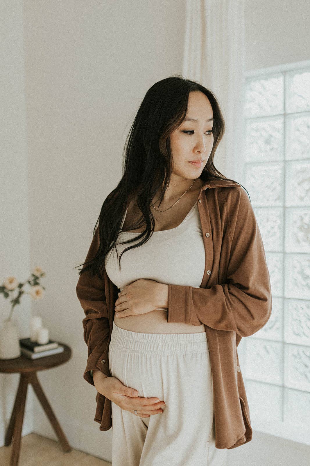 Ladies Wide Leg Pants: Black