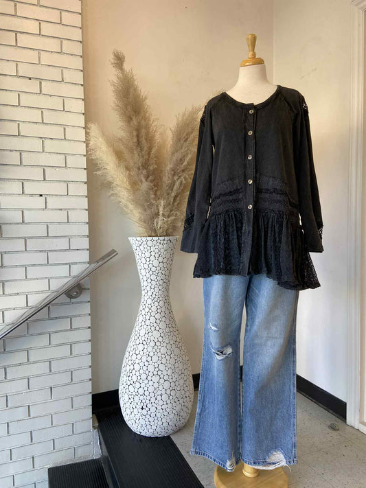 Jamie Cover Up ~ Washed Black