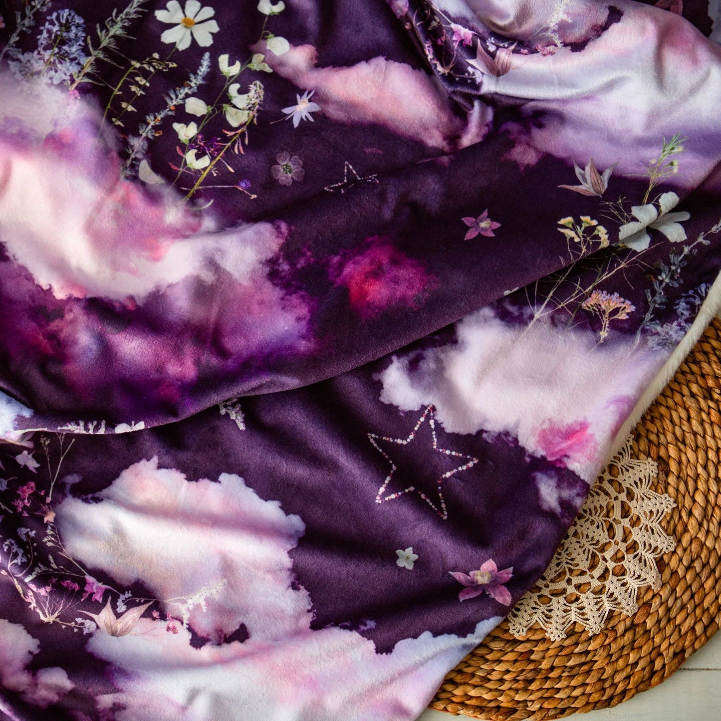 Lavender Haze Throw Blanket