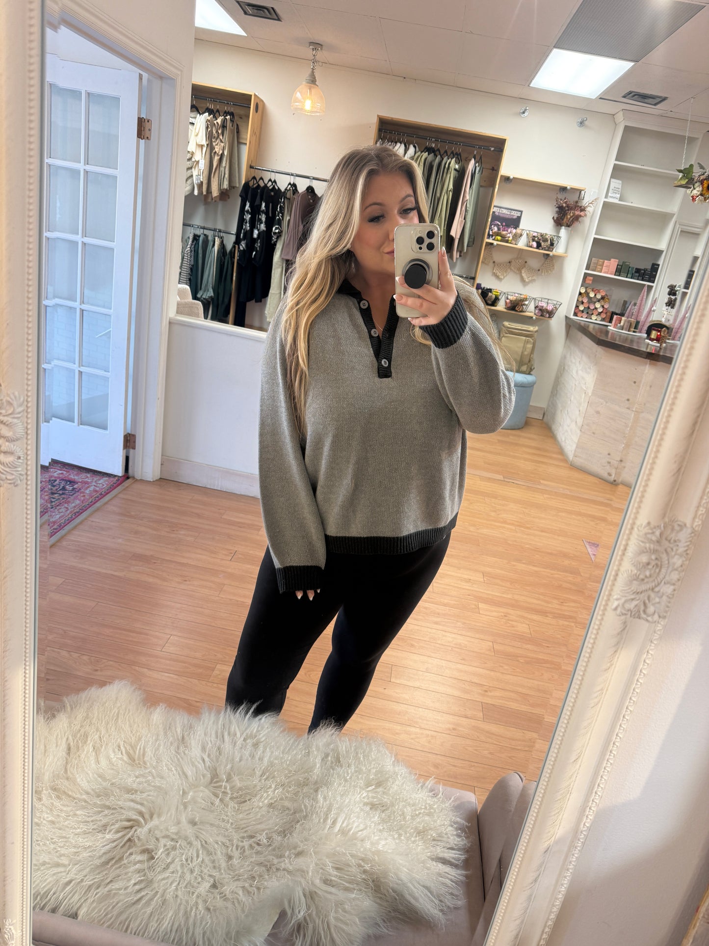 Cameron Color Block Sweater