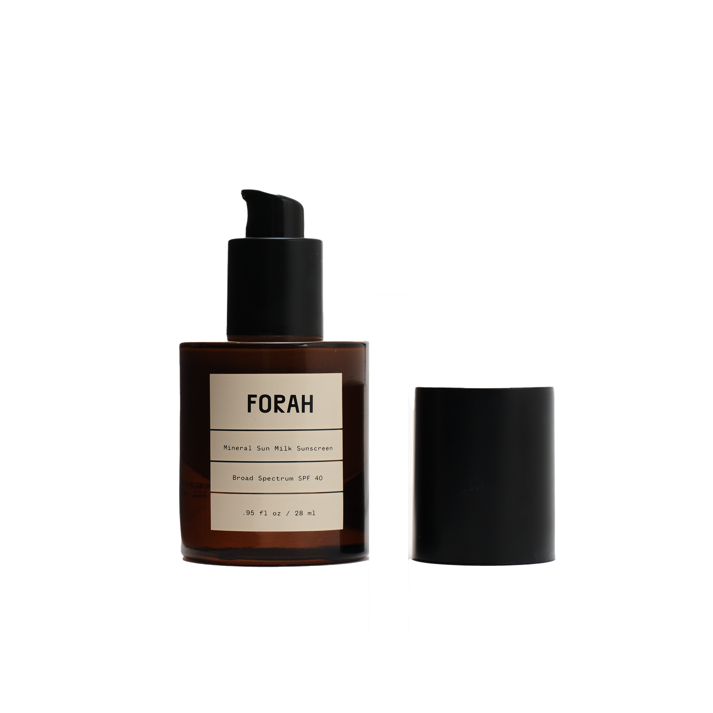Mineral Sun Milk SPF 40: .95oz / 28ml