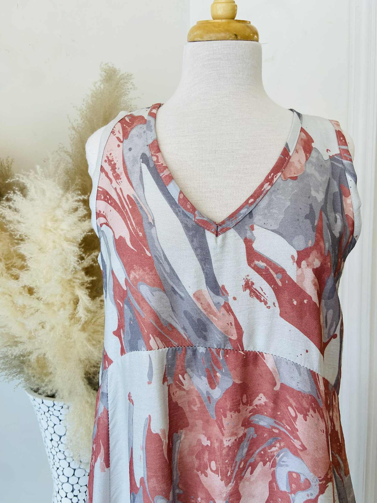 Meridel Dress ~ Rosette Waves