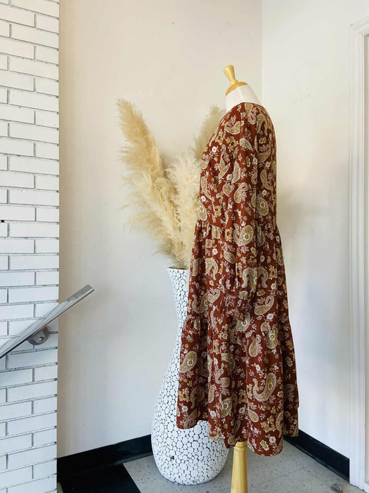 Parry Dress ~ Rust