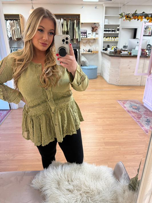 Jamie Cover Up ~ Vintage Green