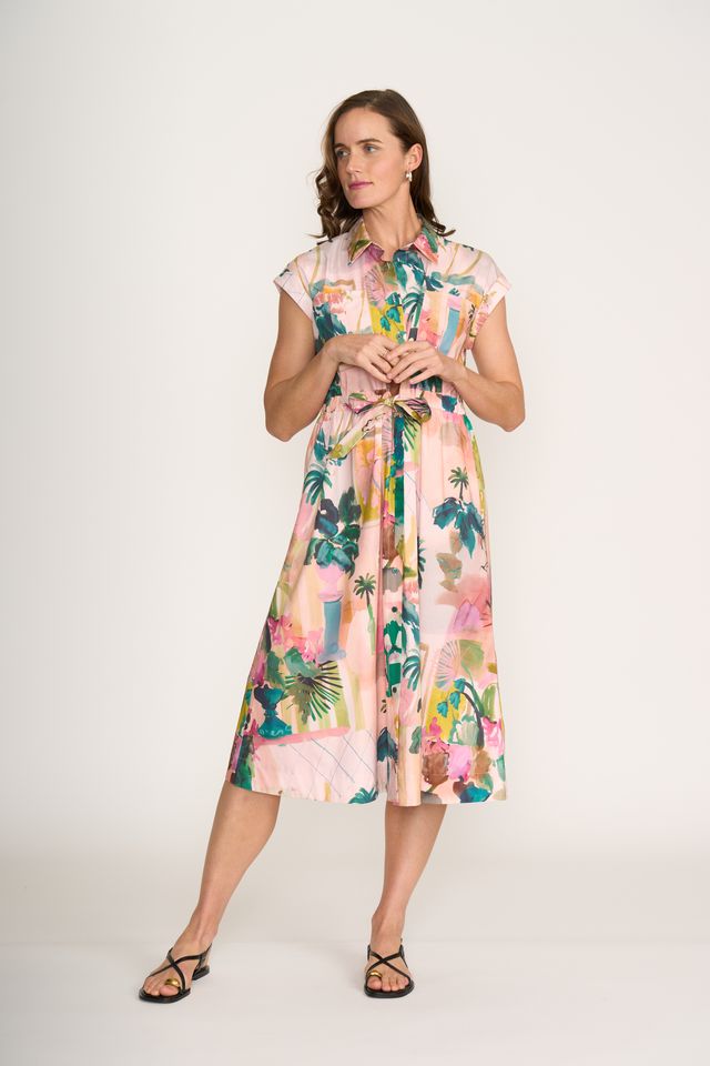 Atrium Button Down Dress