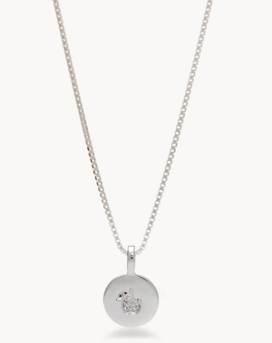 Open image in slideshow, Silver Teaching is a Work of Heart Reversible Pendant Necklace
