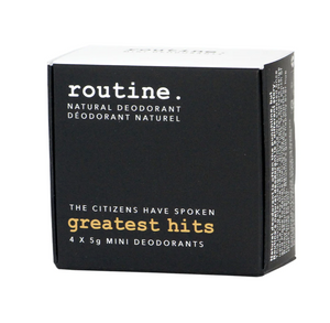 Routine Natural Deodorant - Greatest Hits Mini Set