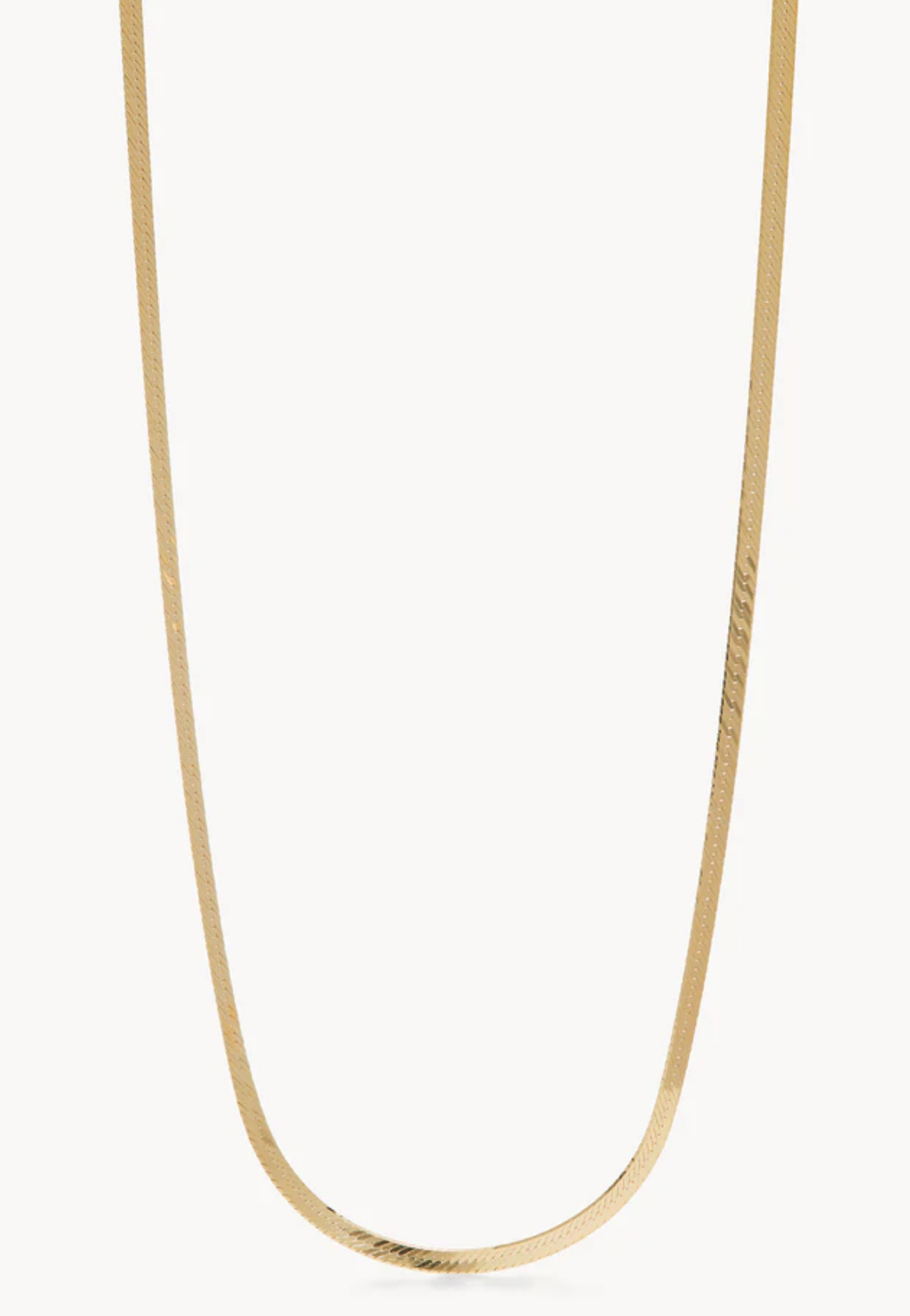 Thin Herringbone Necklace