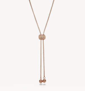 Open image in slideshow, Sparkle Bolo Tie ~ Rose Gold
