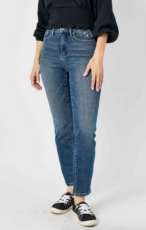 Open image in slideshow, Letty Tummy Control Slim Fit Jeans { Reg &amp; Curve }
