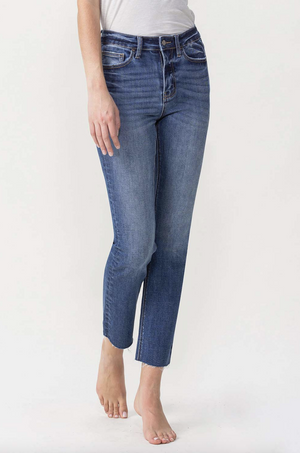 Aria Slim Straight Leg Jeans { Curve }