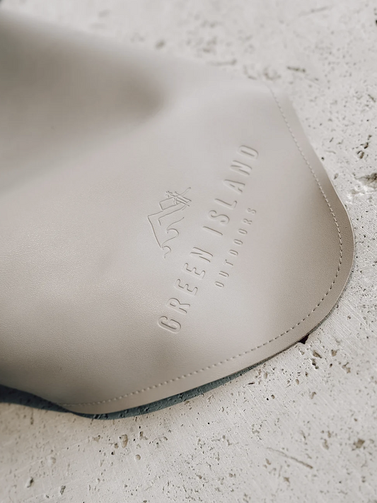 Green Island Vegan Leather Mats ~ Oyster