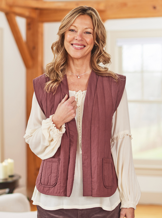 Wanderer Quilted Vest ~ Size XXL