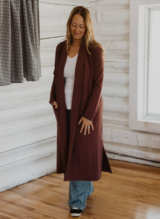 Blondie Aspen Cardigan ~ Berry