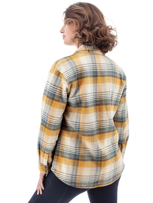 Sutton Organic Shirt-Jacket ~ Gold