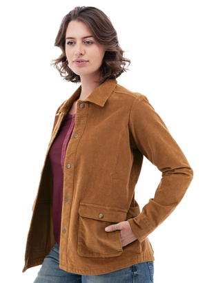 Kamila Cord Jacket ~ Tobacco