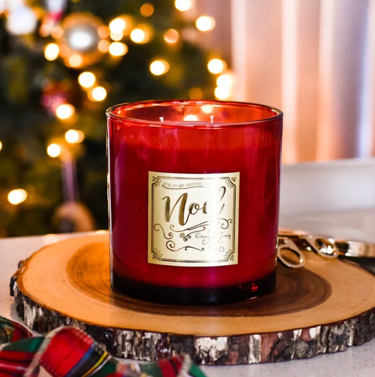 Noel Christmas Candle