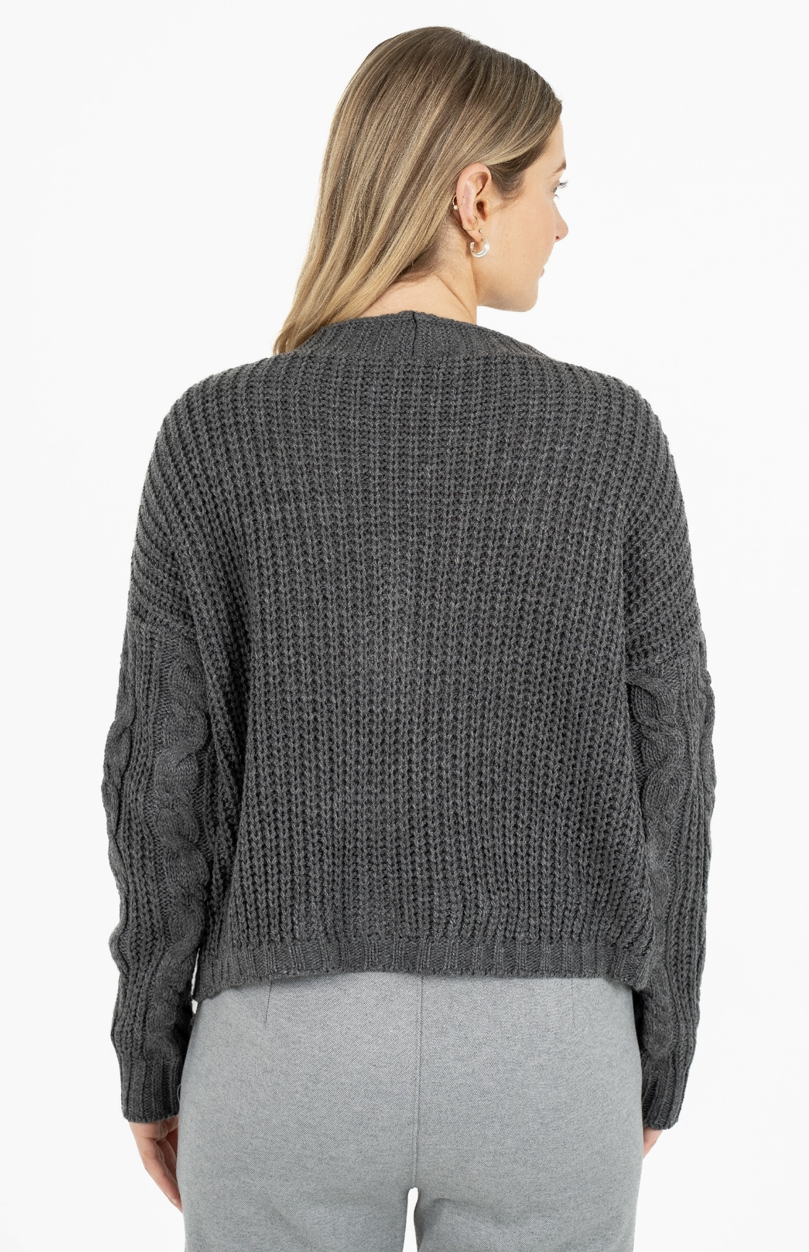 Sierra Cropped Cardi ~ Black