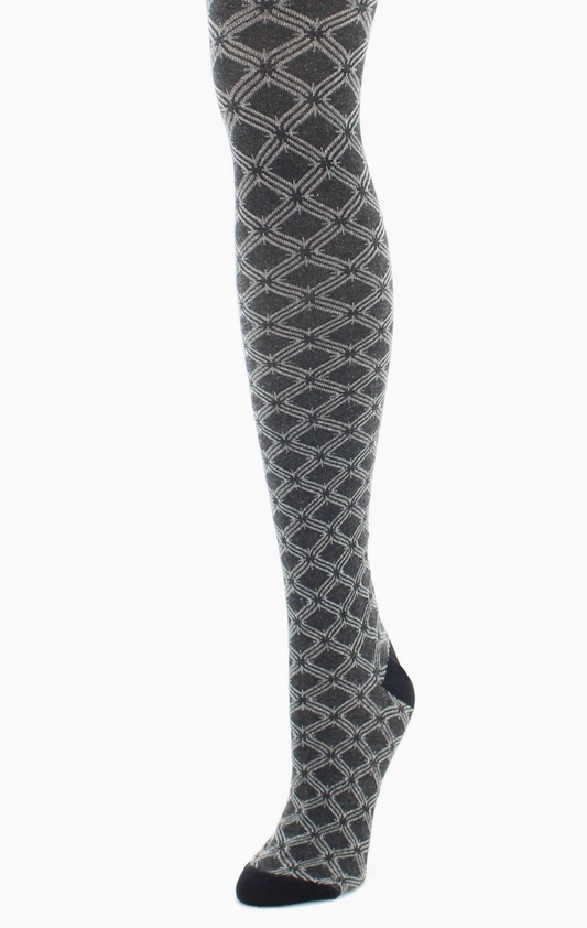 Cali Sweater Tights ~ Black Diamond