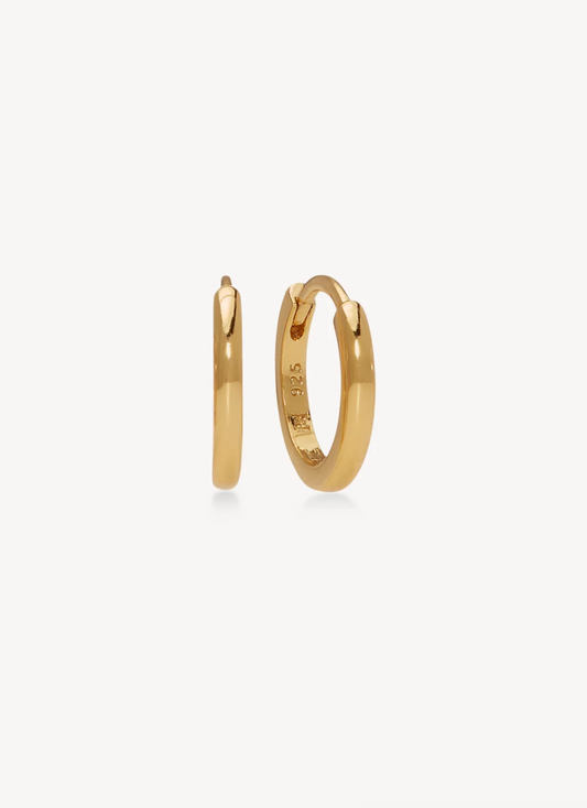 Gold Hoop Earrings - Mini