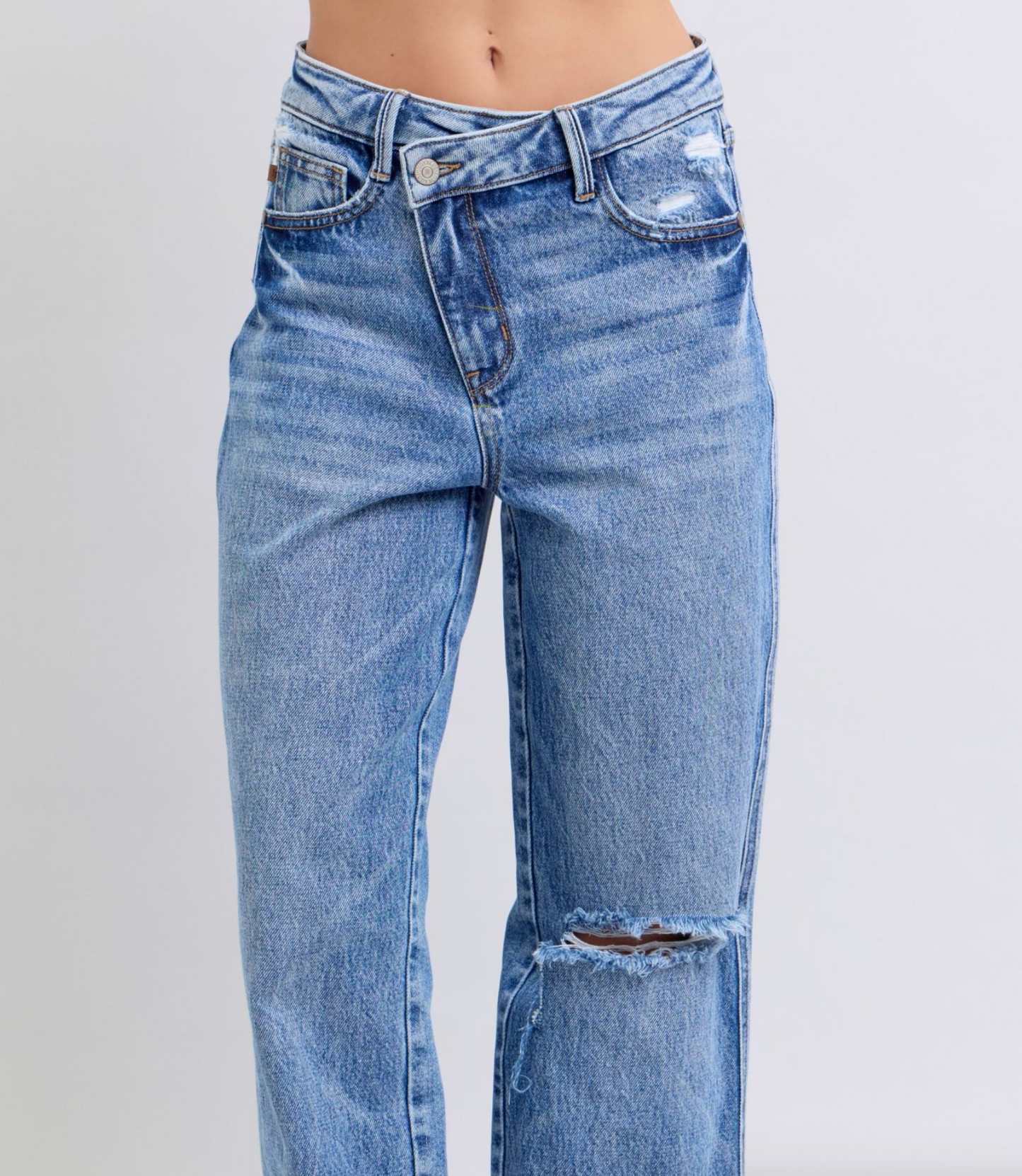 Juniper Cross Front Dad Jean { Reg }