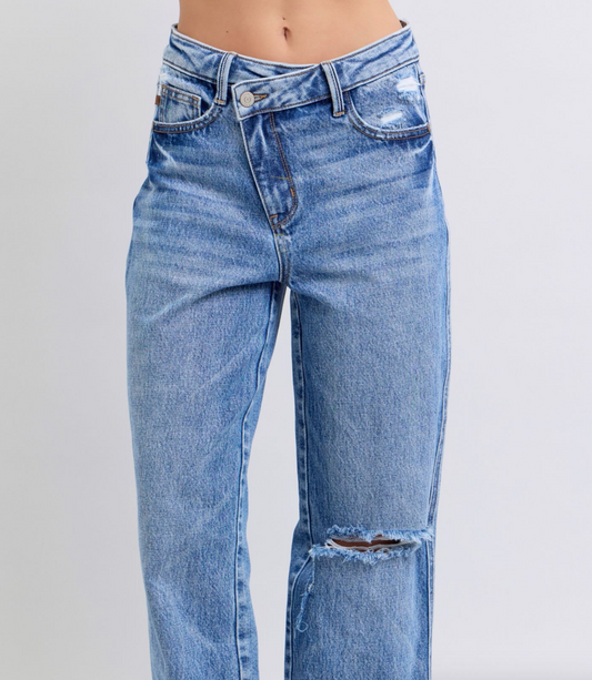Juniper Cross Front Dad Jean { Reg }
