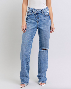 Juniper Cross Front Dad Jean { Reg }