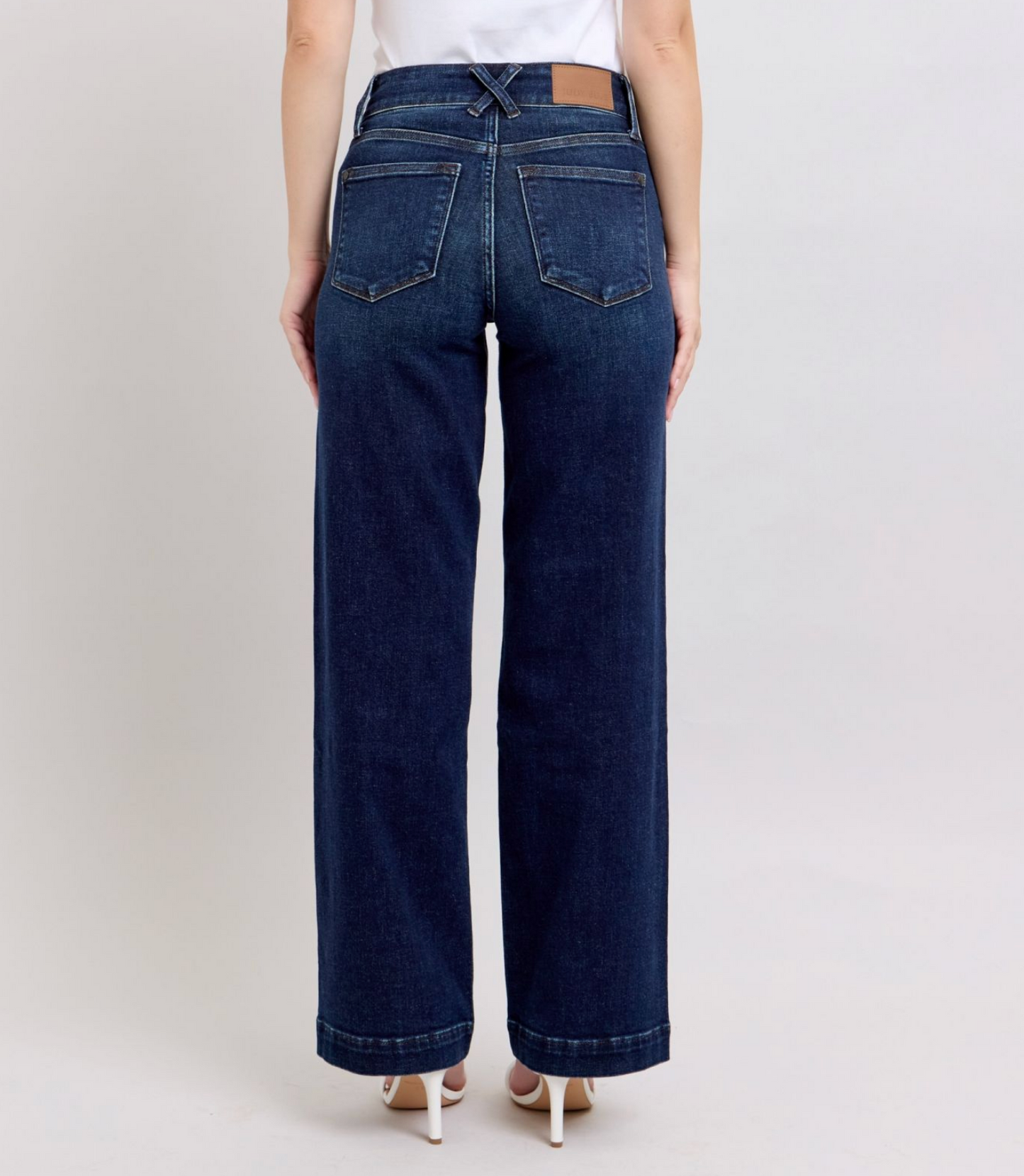 Amiee Double Button Wide Leg { Reg & Curve }