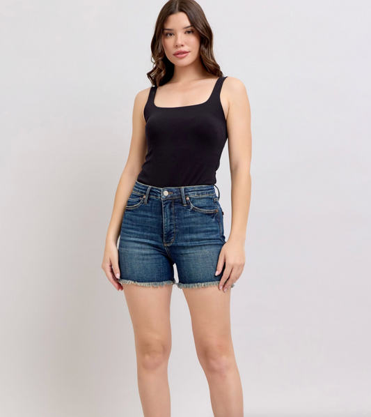 Roxy Fray Hem Shorts { Reg & Curve }